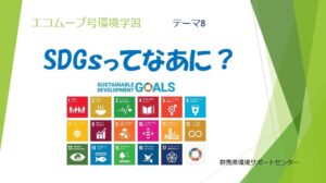 テーマ8  SDGsってなあに？（小4～小6、Sdgｓ入門編）の画像
