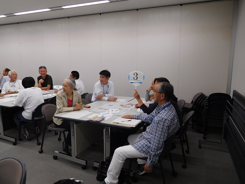 ぐんま環境学校(エコカレッジ)第1回目 受講生同士の自己紹介と環境クイズの画像