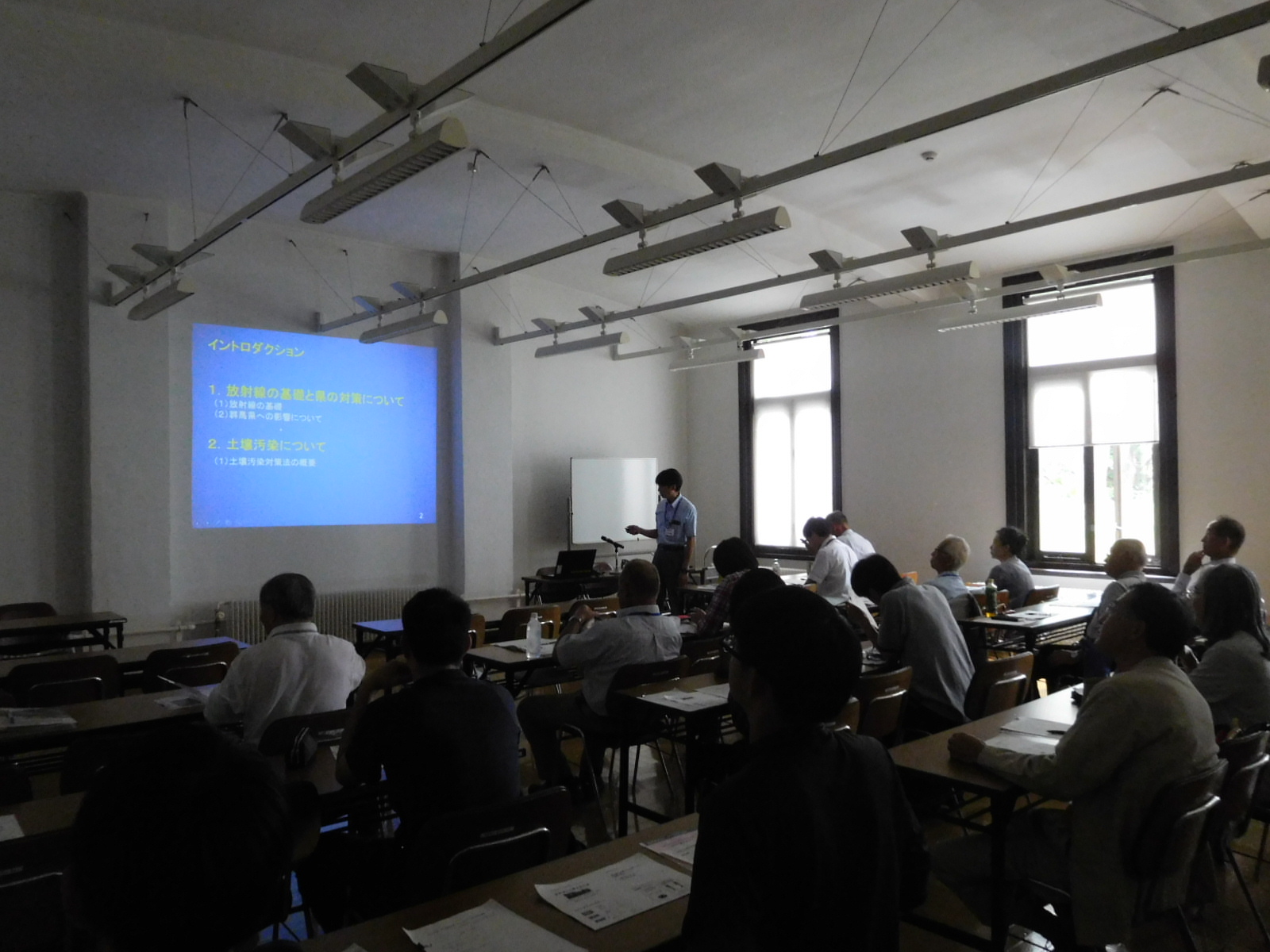 ぐんま環境学校(エコカレッジ)第7回目 講義「放射線について」の画像